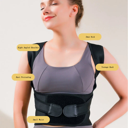 Adjustable Back Posture Corrector/ Slouching Relieve Pain Belt Women Men